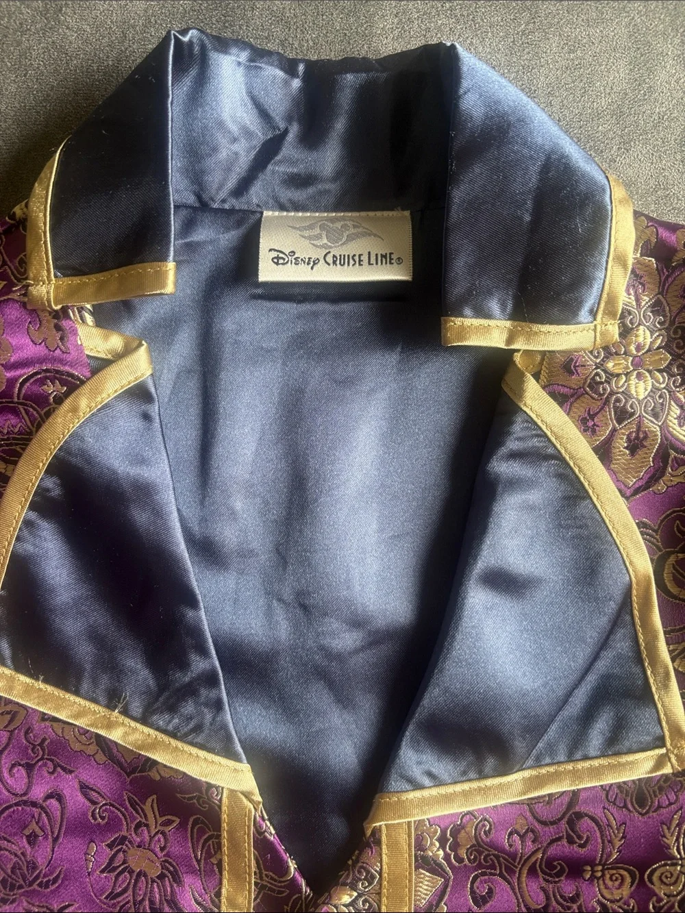 Disney Cruise Line Exclusive Tailcoat Jacket with Gold Trim Size Large